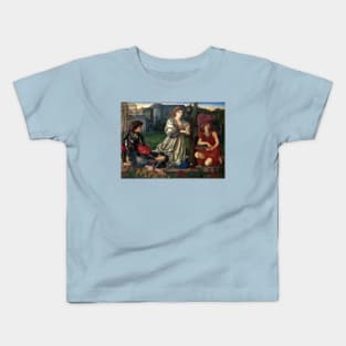 The Love Song - Edward Burne-Jones Kids T-Shirt